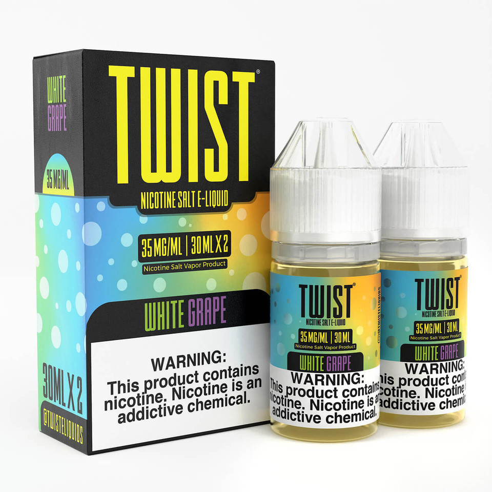 Twist E-Liquids White Grape 60ml Salt E-Juice