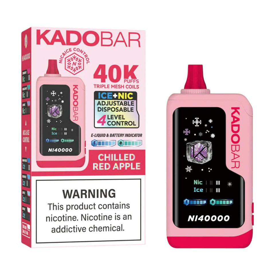 Kado Bar NI40K Puff Disposable Chilled Red Apple