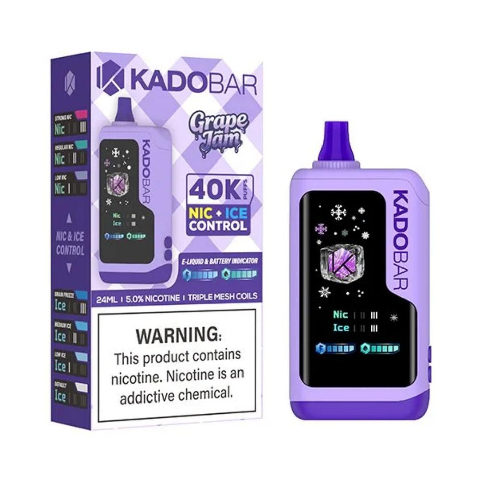 Kado Bar NI40K Puff Disposable Grape Jam