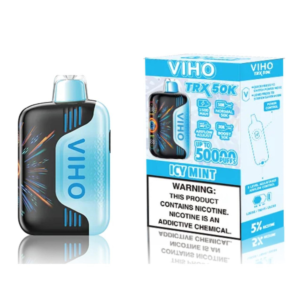 VIHO TRX 50K Puff Disposable Icy Mint VIHO TRX 50K Puff Disposable Icy Mint