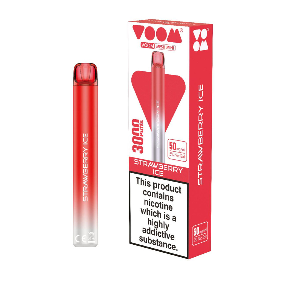 Voom Mesh 3000 Puff Disposable Strawberry Ice