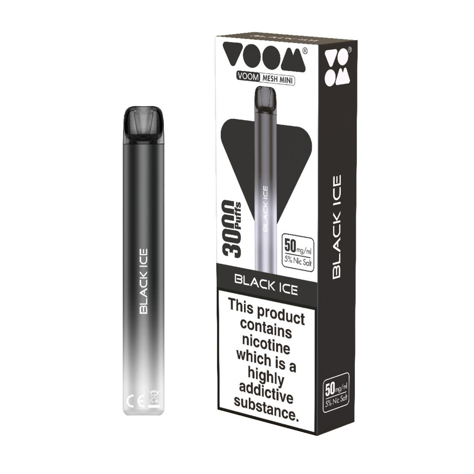 Voom Mesh 3000 Puff Disposable Black Ice