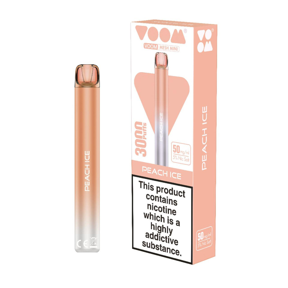 Voom Mesh 3000 Puff Disposable Peach Ice
