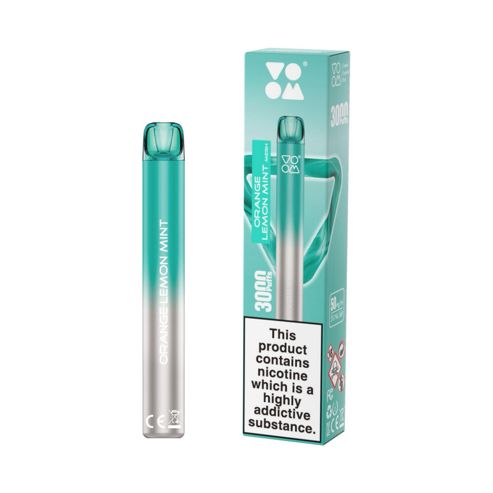 Voom Mesh 3000 Puff Disposable Orange Lemon Mint