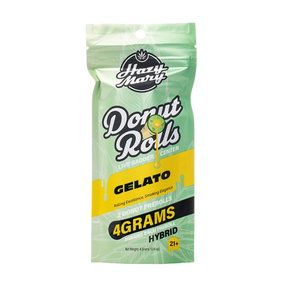 Hazy Mary Live Badder Dounut Rolls 4G-2CT Gelato Hybrid