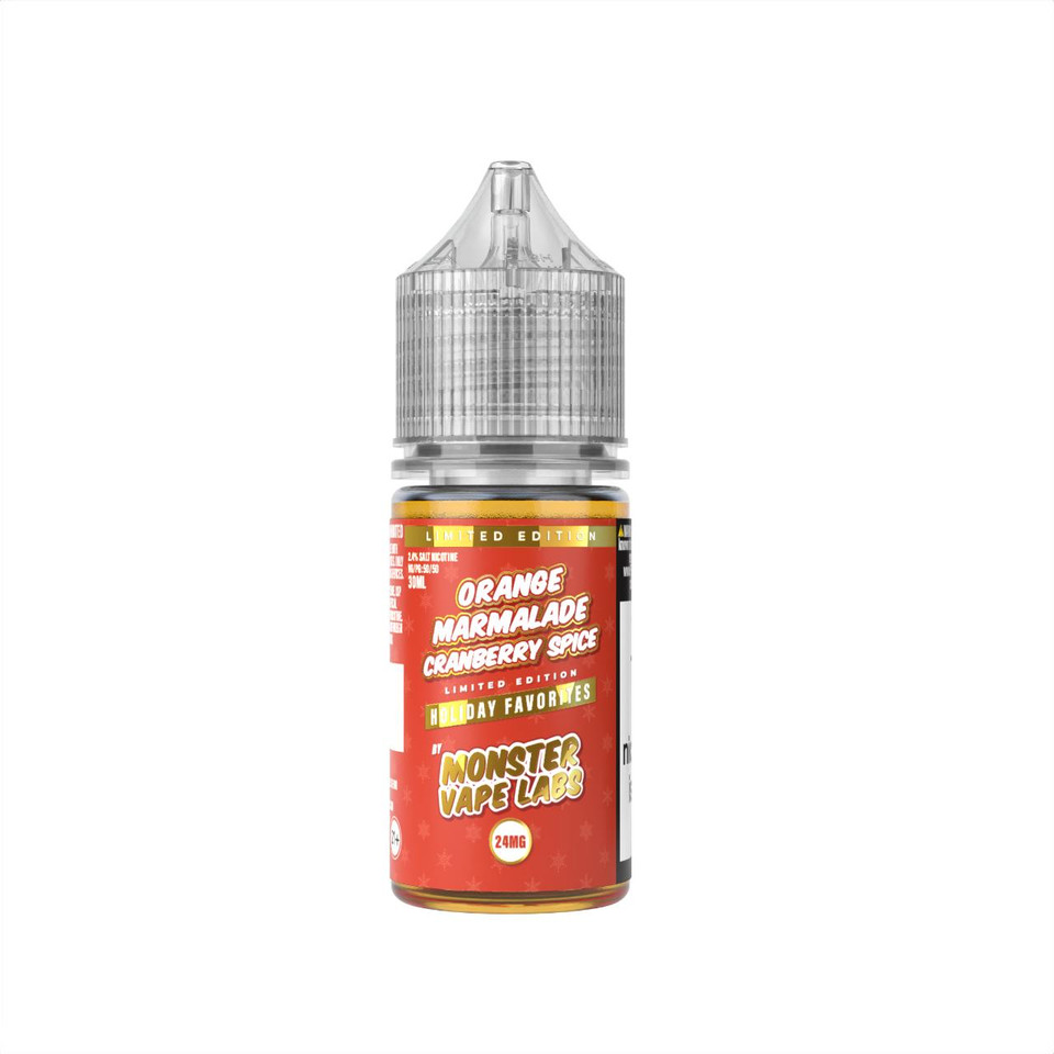 MVL Holiday Favorites Salt Orange Marmalade Cranberry Spice 30ml E-Juice 24mg