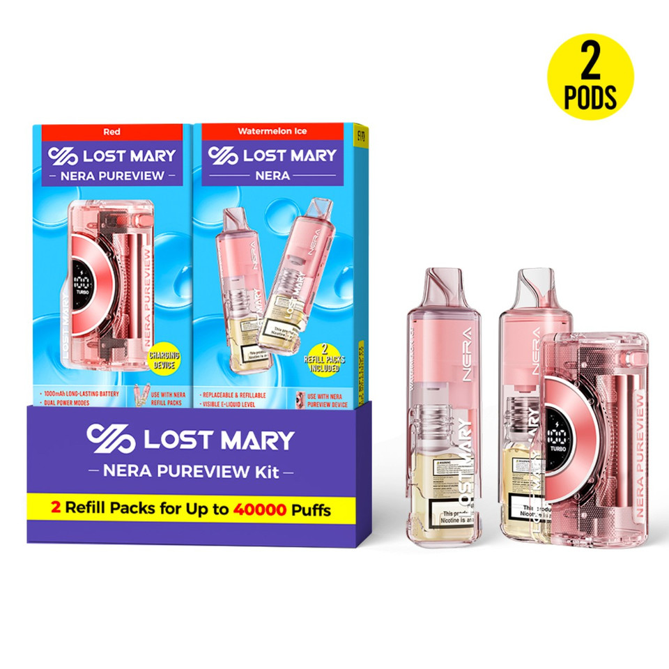 Lost Mary Nera Pureview Kit 40K Puff Disposable Watermelon Ice