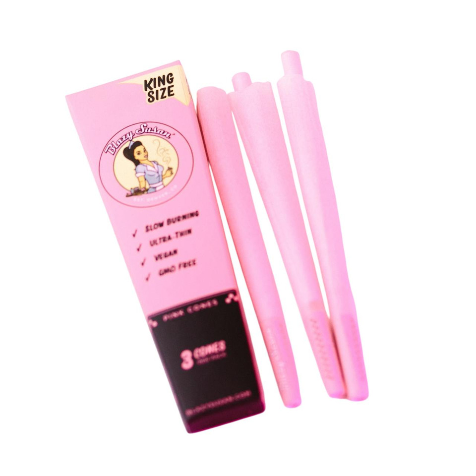 Blazy Susan Pink Cones 21PK King Size
