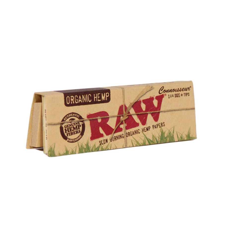 RAW Rolling Papers-1-1 4-1PK Organic Hemp Connoisseur Tips