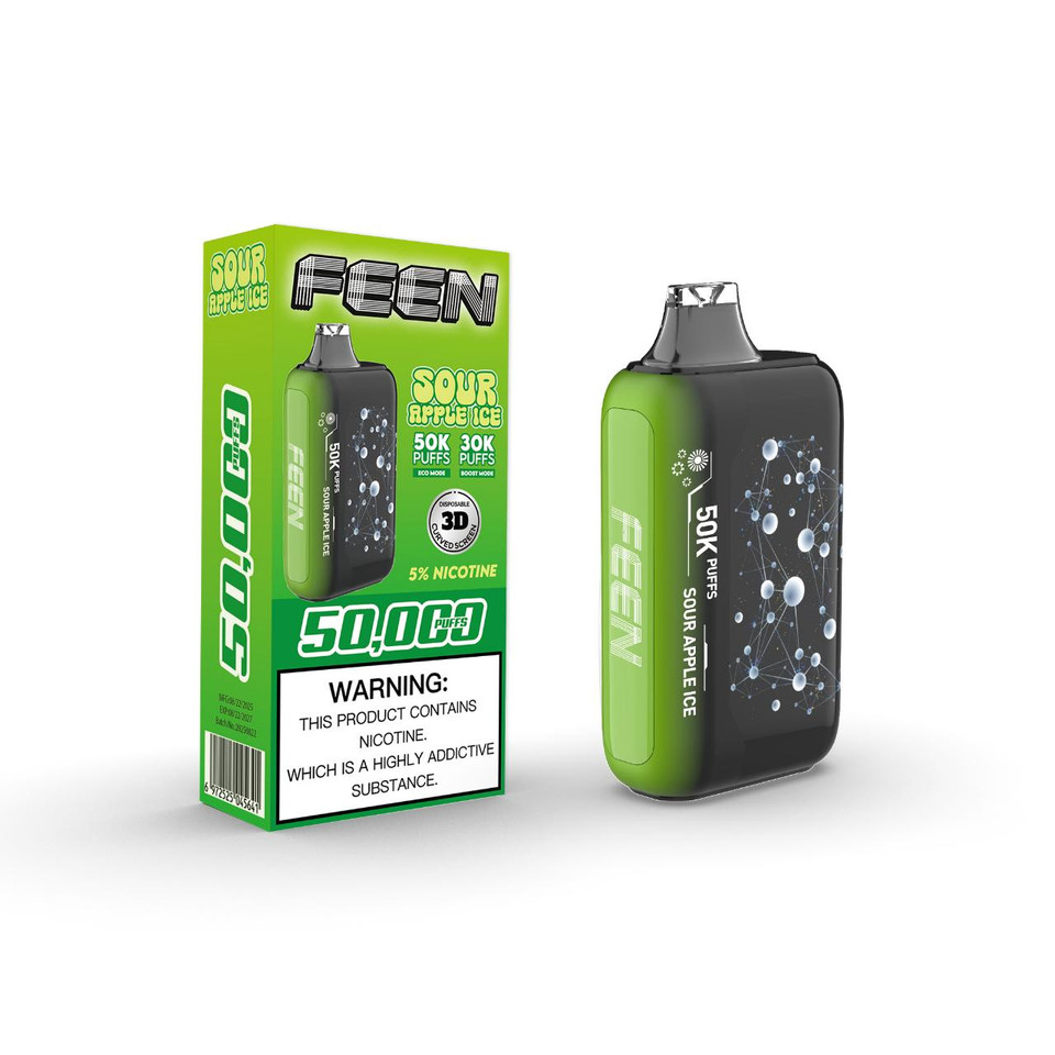 Feen 50K Puff Disposable Sour Apple Ice