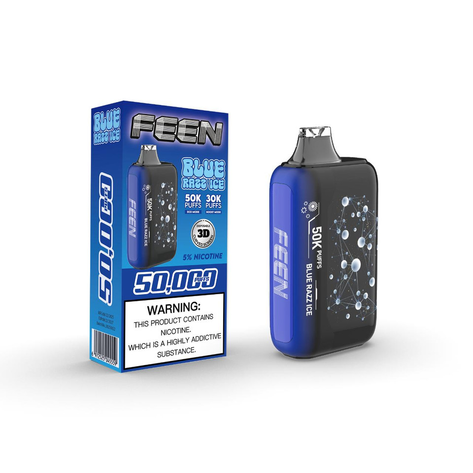 Feen 50K Puff Disposable Blue Razz Ice
