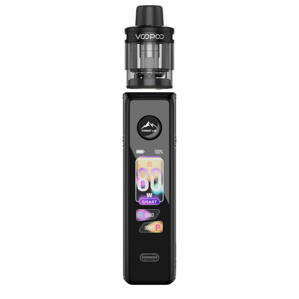 VooPoo Drag S3 Kit Spray Black Angle