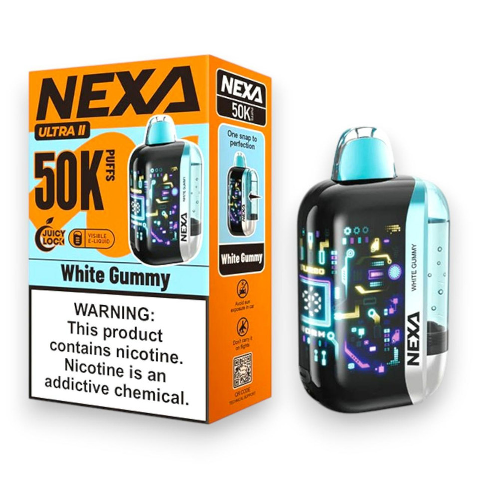 NEXA Ultra ll 50000 Puff Disposable White Gummy