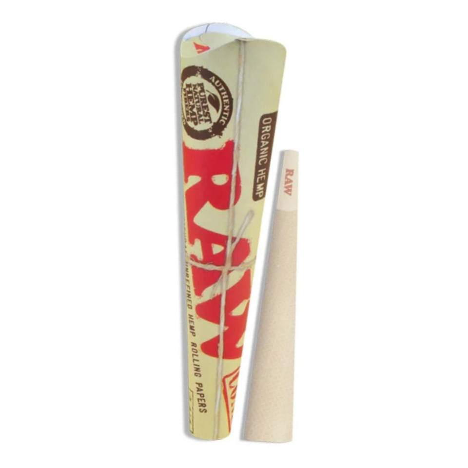 RAW Cones 1PK – 1-14 Organic Hemp