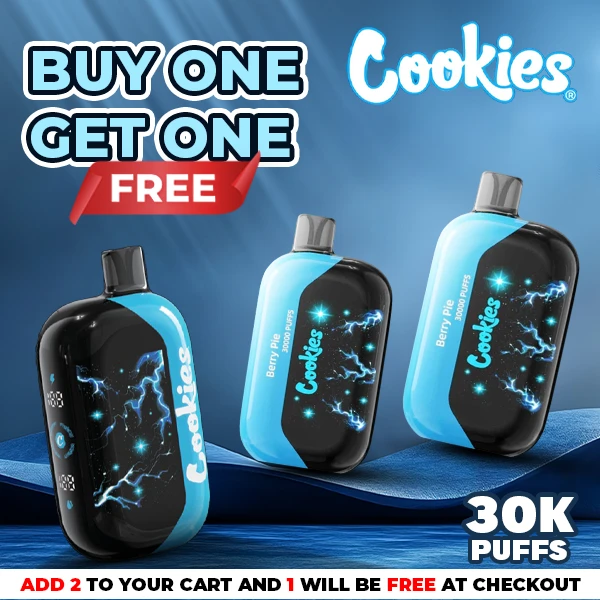 Cookies Disposable (30000 Puffs) - Buy 1 Get 1 Free