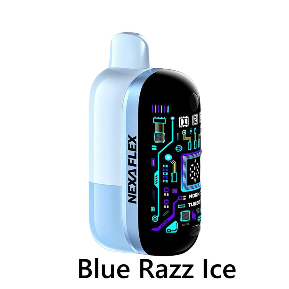 Nexa Flex Crytal Kit 40K Puff Disposable-Blue Razz Ice