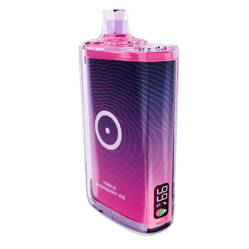 Pod Salt Onyx Cloud X 25K Puff Shisha Disposable Triple Raspberry Ice