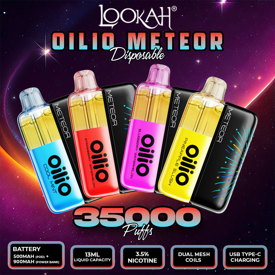 Lookah OiliO Meteor 35K Puff Disposable