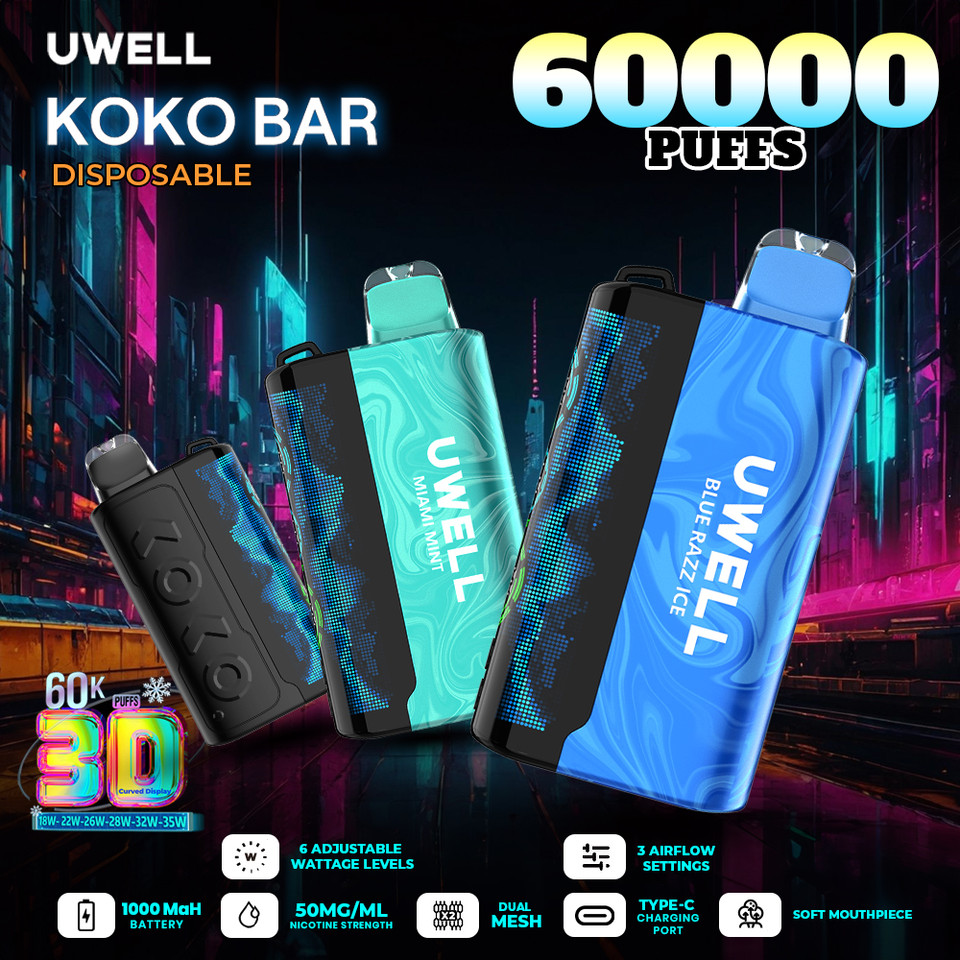 Uwell Koko Bar 60K Puff Disposable Uwell Koko Bar 60K Puff Disposable