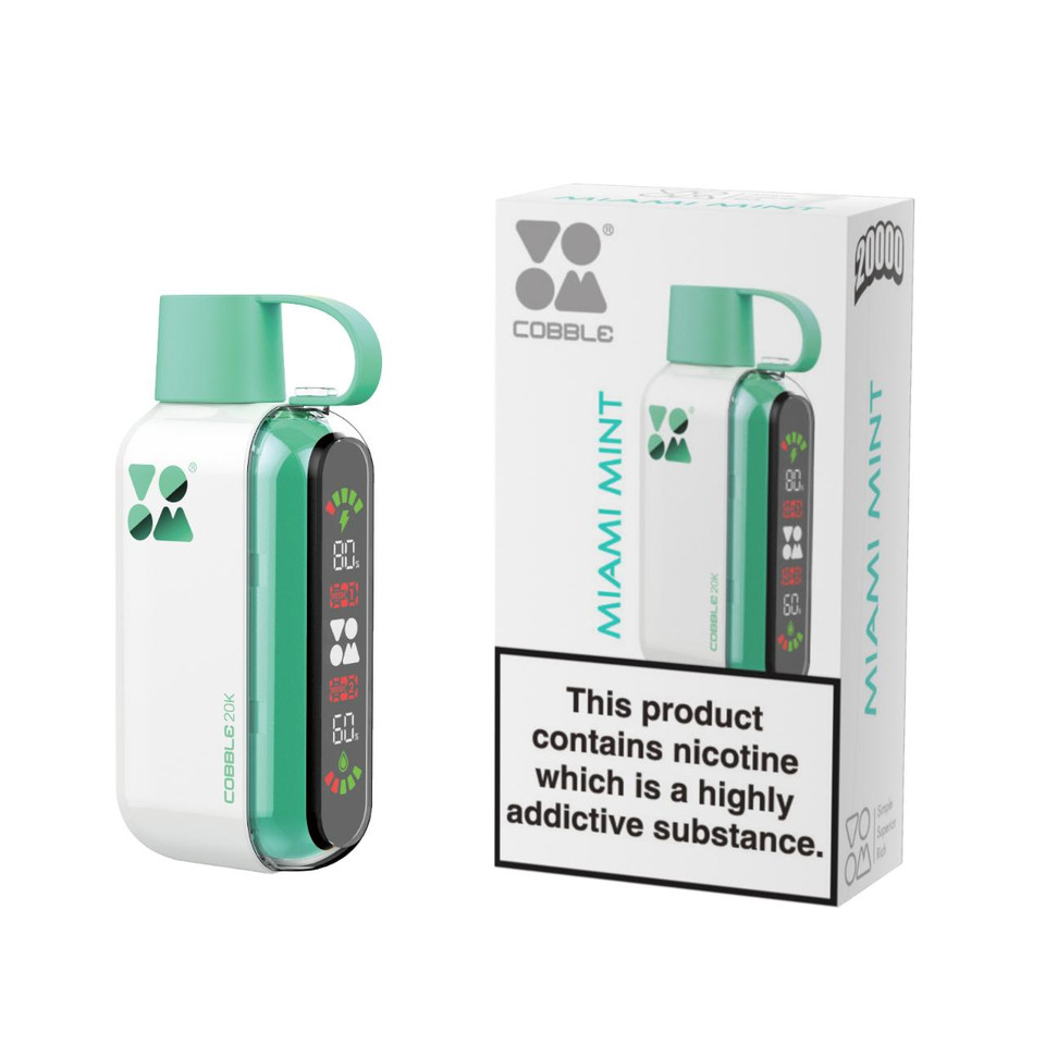 Voom Cobble 20000 Puff Disposable Miami Mint Voom Cobble 20000 Puff Disposable Miami Mint