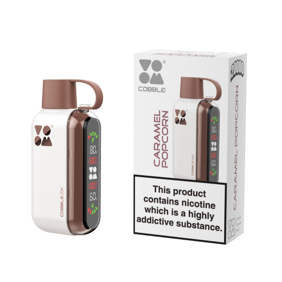 Voom Cobble 20000 Puff Disposable Caramel Popcorn Voom Cobble 20000 Puff Disposable Caramel Popcorn