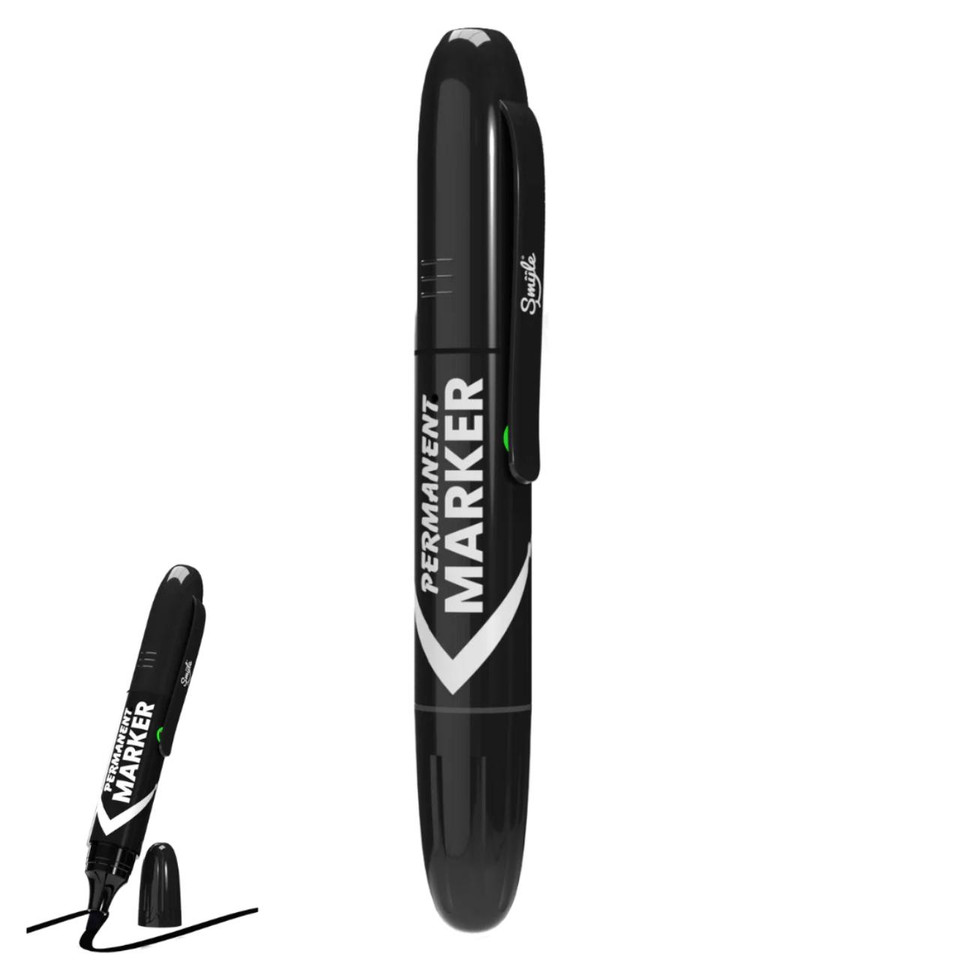Smyle Permanent Marker Battery-Black.