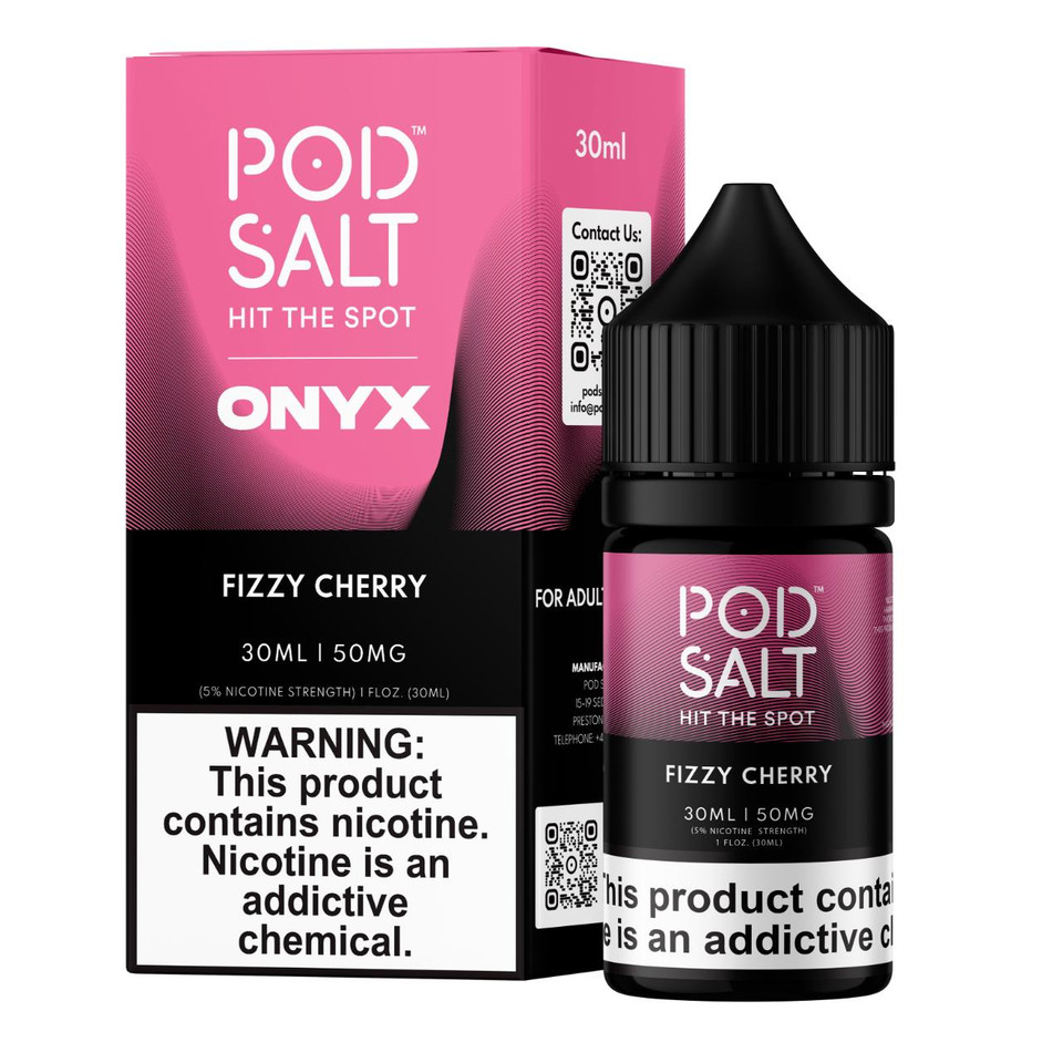 Pod Salt Onyx Fizzy Cherry 30ml Salt E-Juice