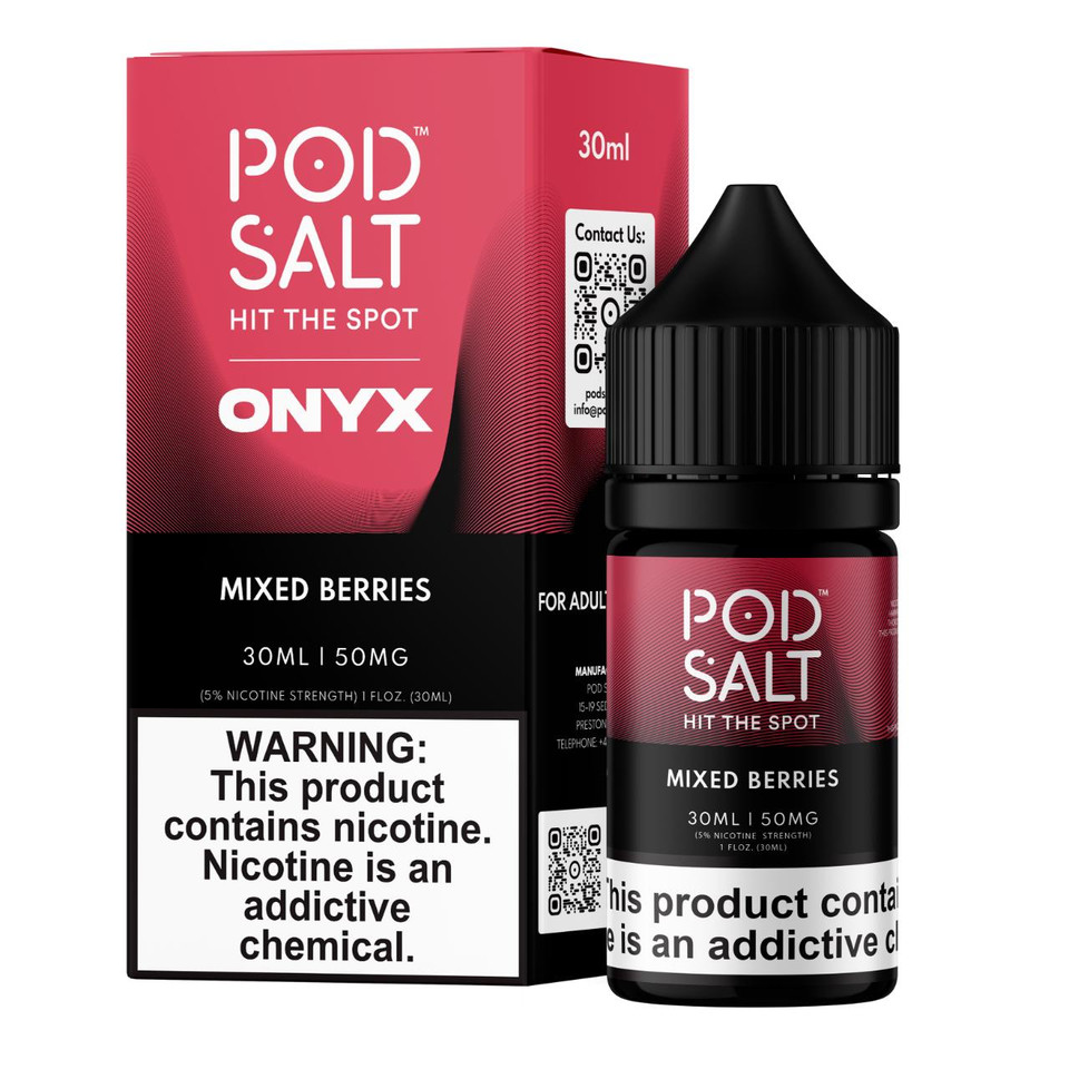 Pod Salt Onyx Mixed Berries 30ml Salt E-Juice