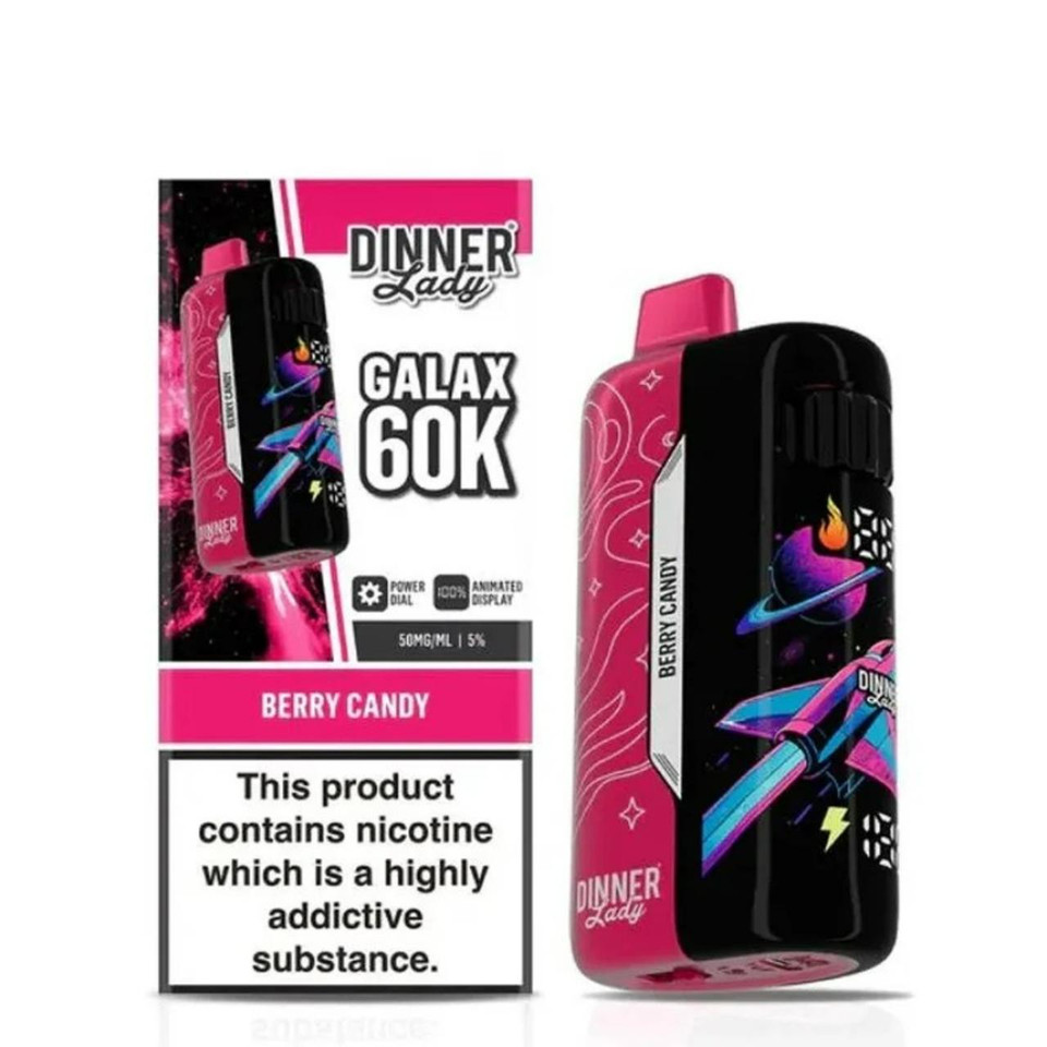 Dinner Lady Galax 60K Puff Disposable Berry Candy
