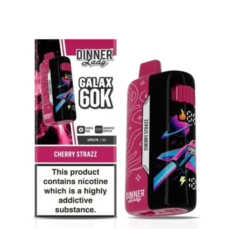 Dinner Lady Galax 60K Puff Disposable Cherry Strazz