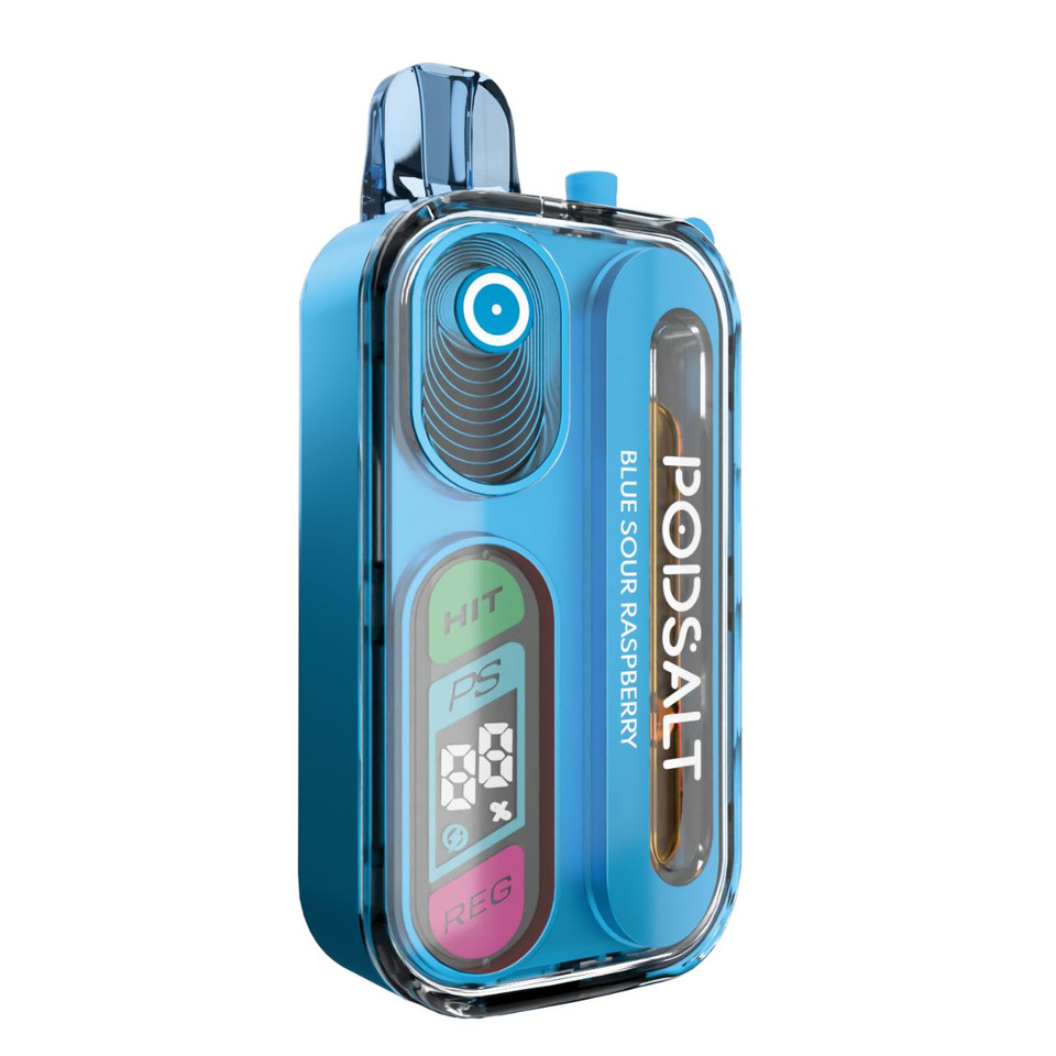Pod Salt Hit 40K Puff Disposable Blue Sour Raspberry
