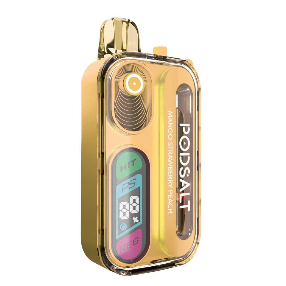Pod Salt Hit 40K Puff Disposable Mango Strawberry Peach