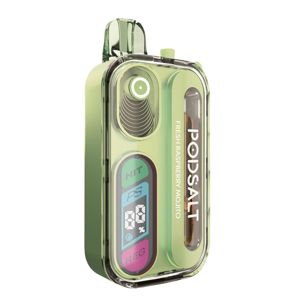 Pod Salt Hit 40K Puff Disposable Berry Lime Ice Fresh Raspberry Mojito