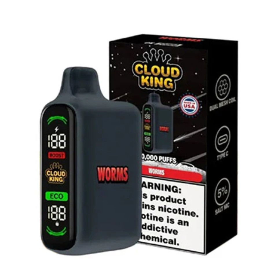 Cloud King 20K Puff Disposable Worms