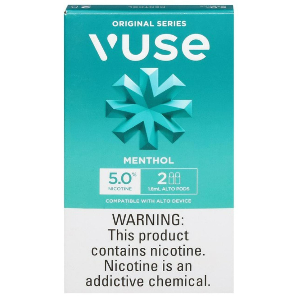 Vuse Alto Prefilled Replacement Pod 1.8ML - 5.0% Pack of 2 Menthol