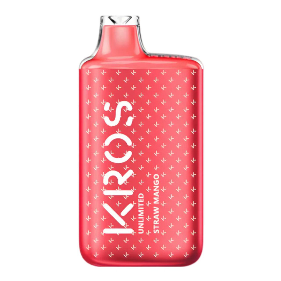 KROS Unlimited 6000 Disposable Straw Mango