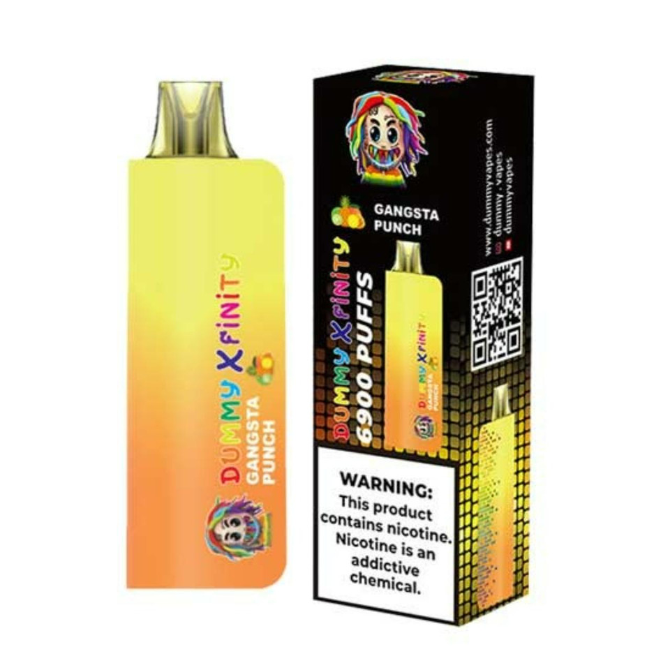 Dummy Xfinity 6900 Puff Disposable Gangsta Punch