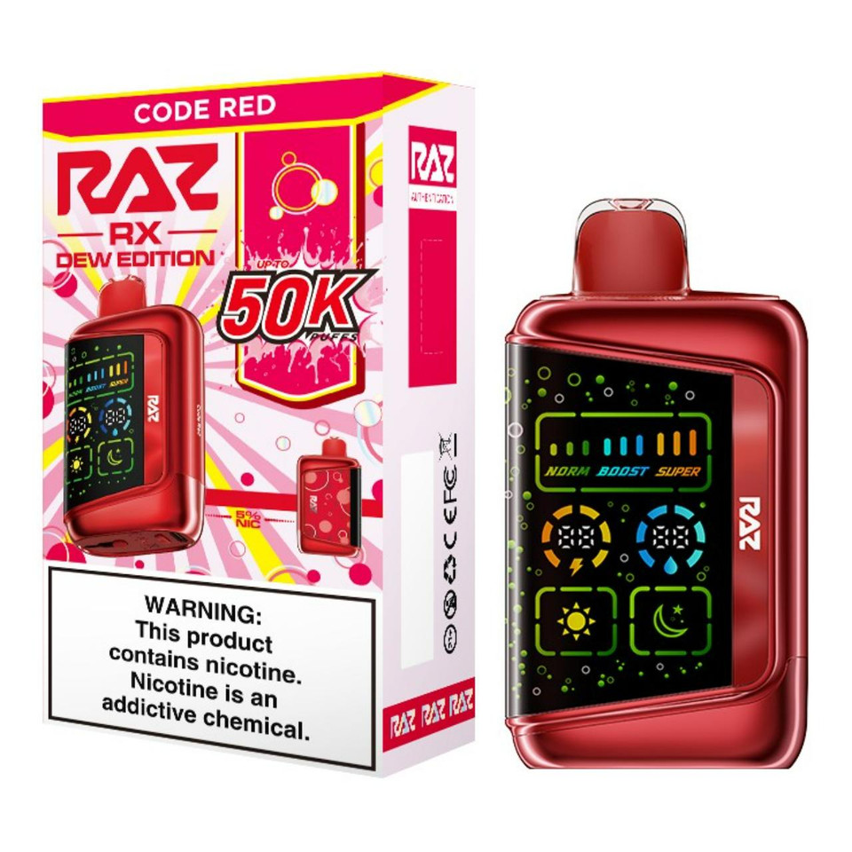 Geek Vape Raz RX 50K Puff Disposable code red
