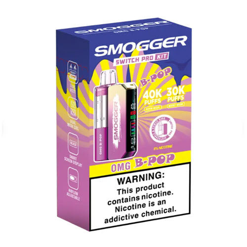 Smogger Switch Pro Kit Disposable (40000 Puffs) - omg_b_pop