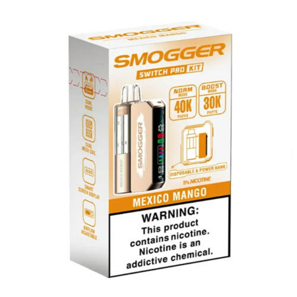 Smogger Switch Pro Kit 40K Puff Disposable Mexico Mango
