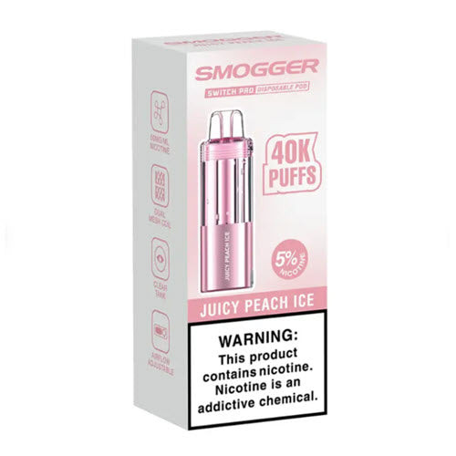 Smogger Switch Pro Pre-filled Replacement Pod (40000 Puffs) - juicy_peach_ice