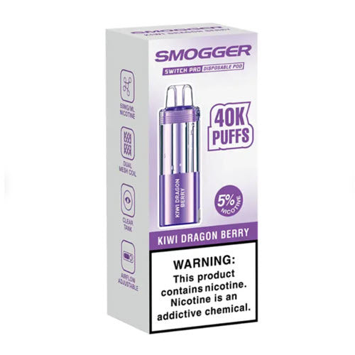 Smogger Switch Pro Pre-filled Replacement Pod (40000 Puffs) - kiwi_dragon_berry