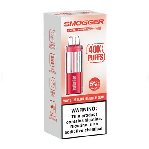 Smogger Switch Pro Pre-filled Replacement Pod (40000 Puffs) - watermelon_bubble_gum
