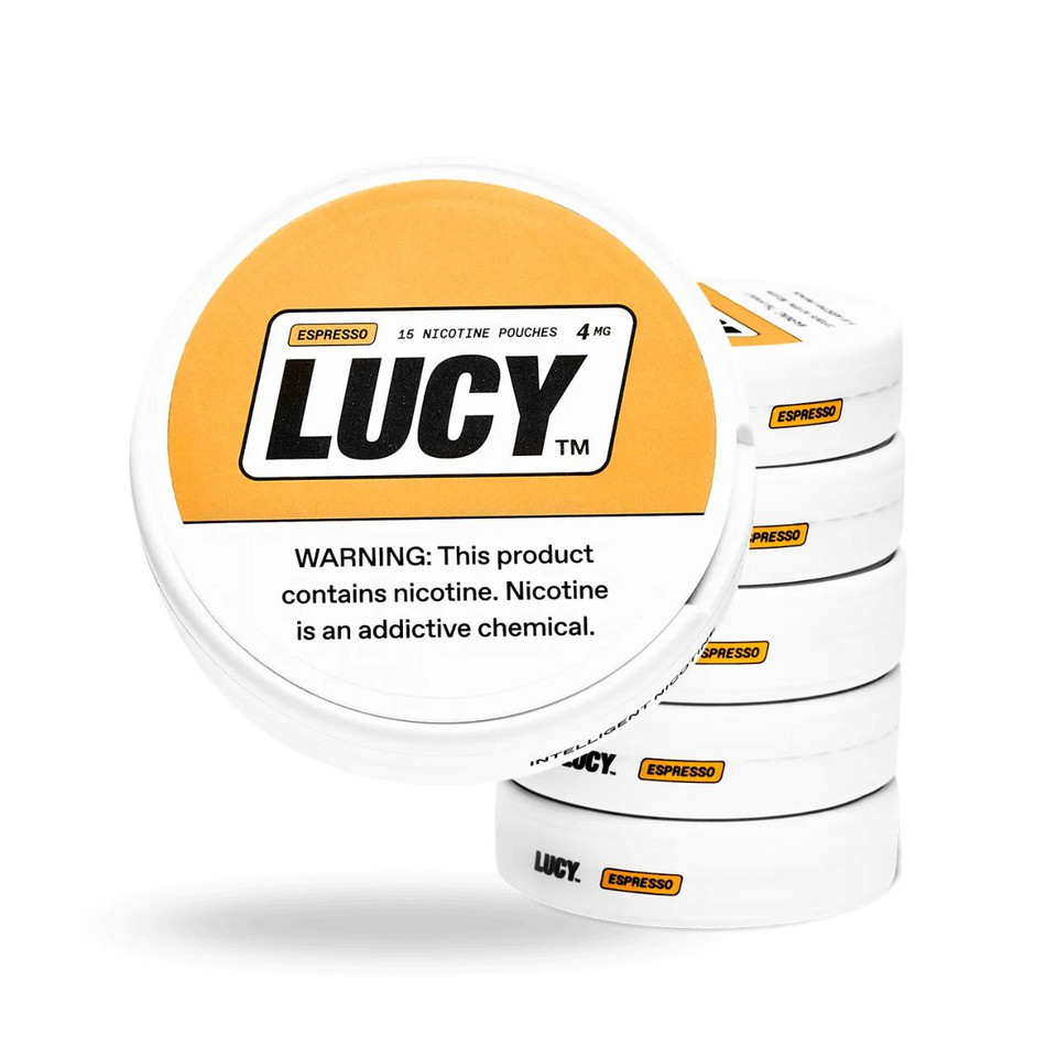 Lucy Nicotine Pouches - 5PK Espresso - 4MG