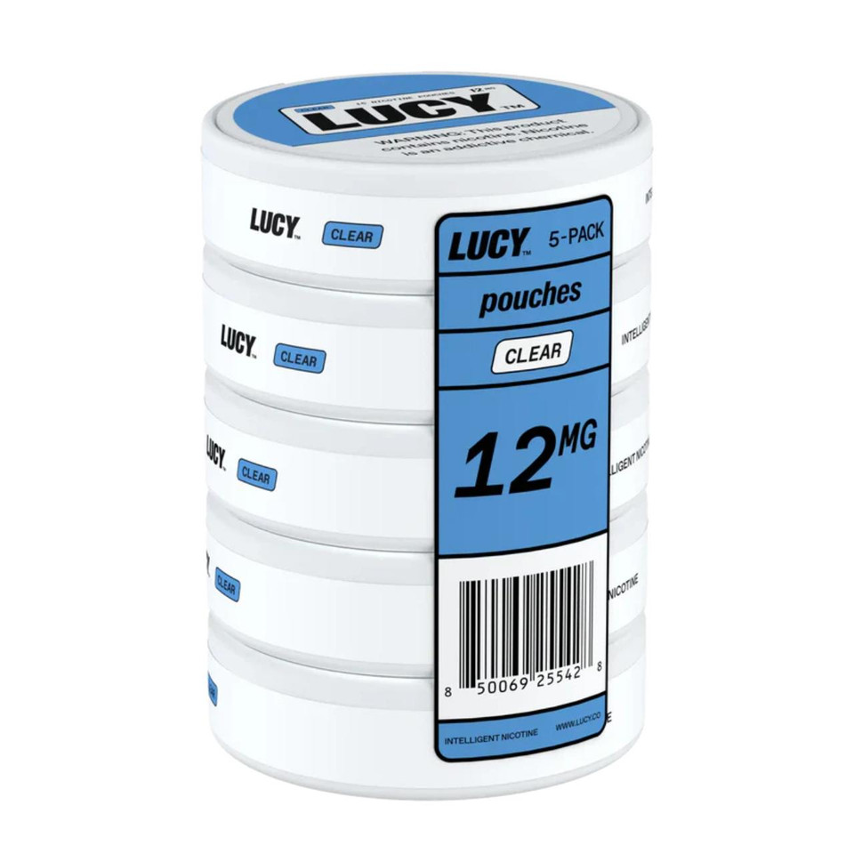 Lucy Nicotine Pouches - 5PK Clear 12mg