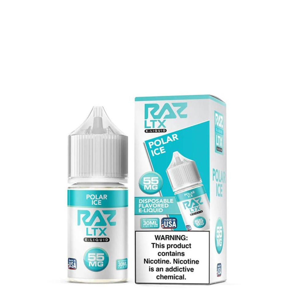 Pod Juice X Raz LTX Polar Ice Tobacco Free Nicotine 30ml Salt E-Juice