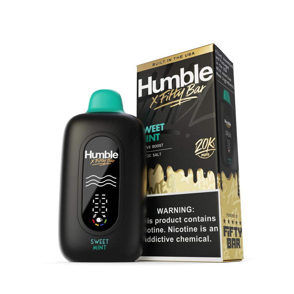 Humble x Fifty Bar 20K Puff Disposable-Sweet Mint