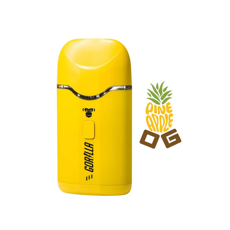 Gorilla HHC + THC-H Live Resin Disposable Vape 3G-Pineapple Sativa