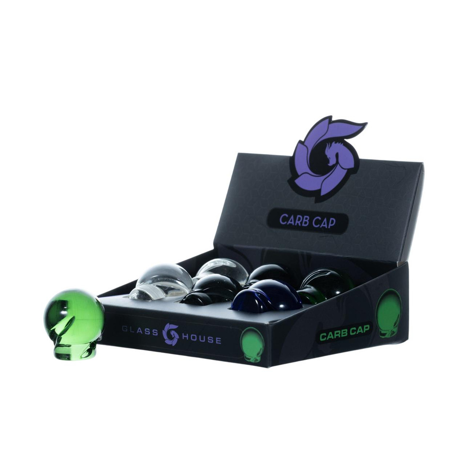 Hillside Glass Cap Glass Carb Cap 6PK