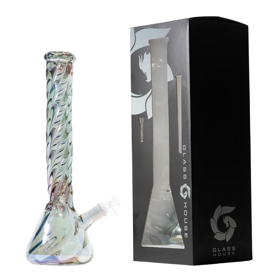 Hillside Water pipe Twisted Beaker 16